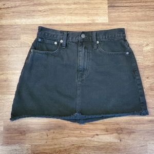 Madewell Mini Jean Skit Women's Size 26 Black